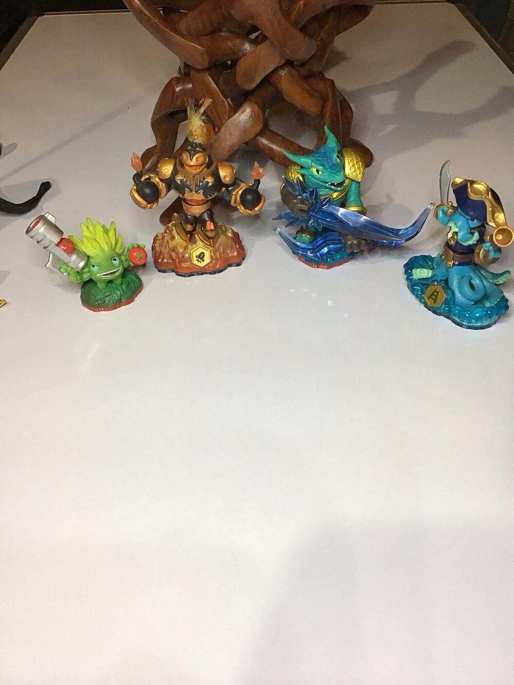 Skylanders Figure Lot Wash Buckler Blast Zone Food Fight Freeze Blade Activision